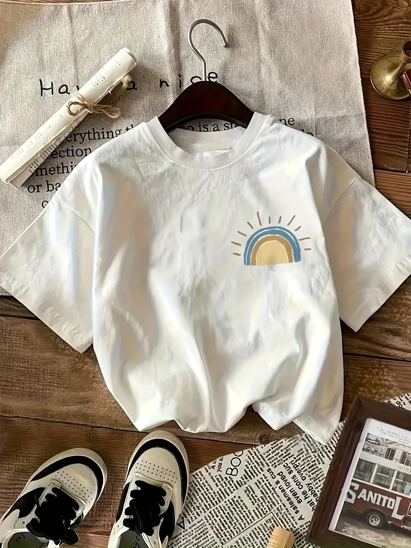 تي شيرت جرافيتي صن شاين