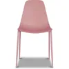 Isla Modern Kitchen Chairs Set of 4 - Plastic Dining Chair with Metal Legs - Quick Assembly Simple Cafe Chairs Plast 5