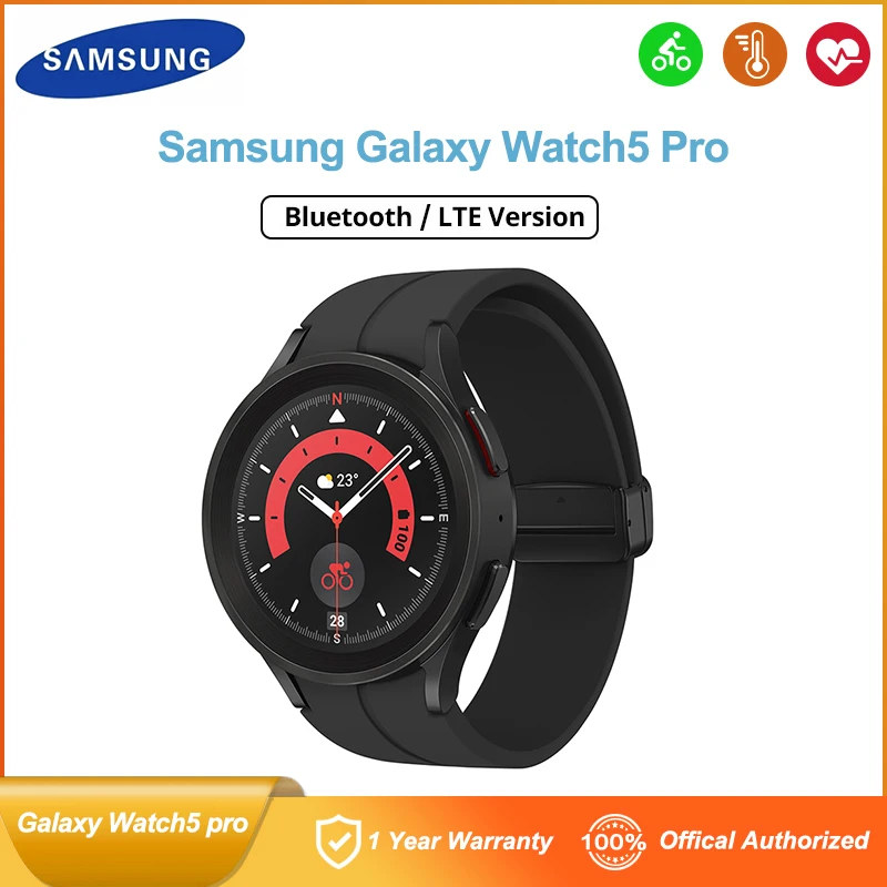 Original Samsung Galaxy Watch 5 Pro 45mm Smartwatch Sapphire Glass