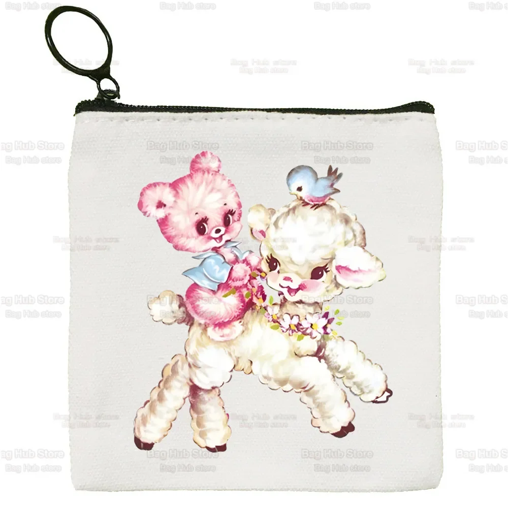 

Kawaii K-12 Melanie Martinez Y2K New Women's Bag Pure White Bag Handmade Cloth Bag Coin Purse Whiteboard Bag Handbag