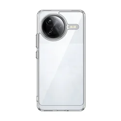 Premium Protective Phone Case - TPU Border & Acrylic Backplane Bumper for Poco F7 Ultra (Clear)