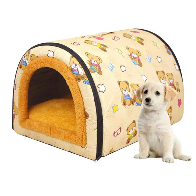 

Cat Cave Bed Weatherproof Cat Dog Cave Medium And Small Dogs Enclosed House With Handle For Balcony Garden Living Room Bedroom