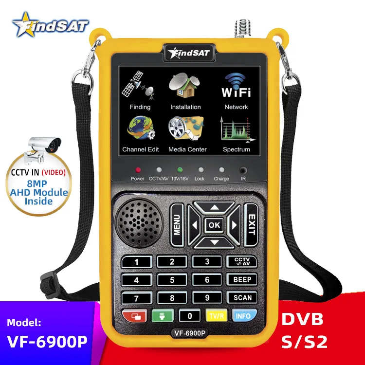 Mulcort 2 in 1 Satellite e TV Signal Finder LCD Digital Satellite Finder Antenna TV portatile Misuratore di potenza del segnale Misuratore di rilevamento del segnale con bussola Allarme Buzzer Mulcort 2 in 1 Satellite e TV Signal Finder LCD Digital Satellite Finder Antenna TV portatile Misuratore di potenza del segnale Misuratore di rilevamento del segnale con bussola Allarme Buzzer