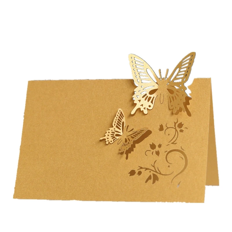 Butterfly Place Cards for Wedding Business Meeting Theme Party Decor