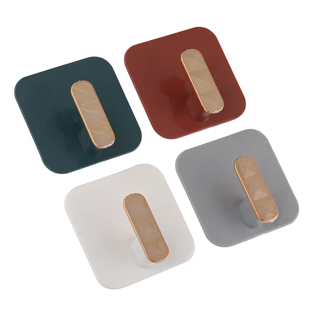 Kulcstartó A Fali Vízálló, Önálló Falhoroghoz Függő Kulcsok Ruháinak Horog Kabátos Törülközőtartó Fürdőszobai Kiegészítők - Image 5