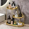 Makeup Organizer Bathroom Storage Shelf Storage Box Makeup Brush Holder Toilet Desktop Cosmetic Storage Shelf Dresser Organizer 5