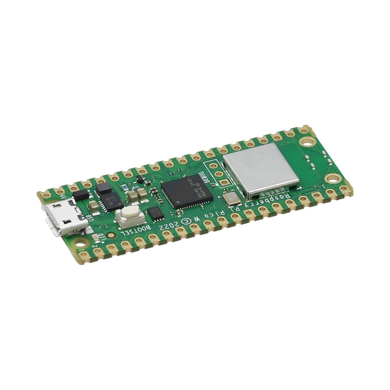 thumbnail image 1 of Raspberry Pi Pico Board RP2040 Dual-Core 264KB ARM Low-Power Microcomputers High-Performance Cortex-M0+ Processor, 1 of 5