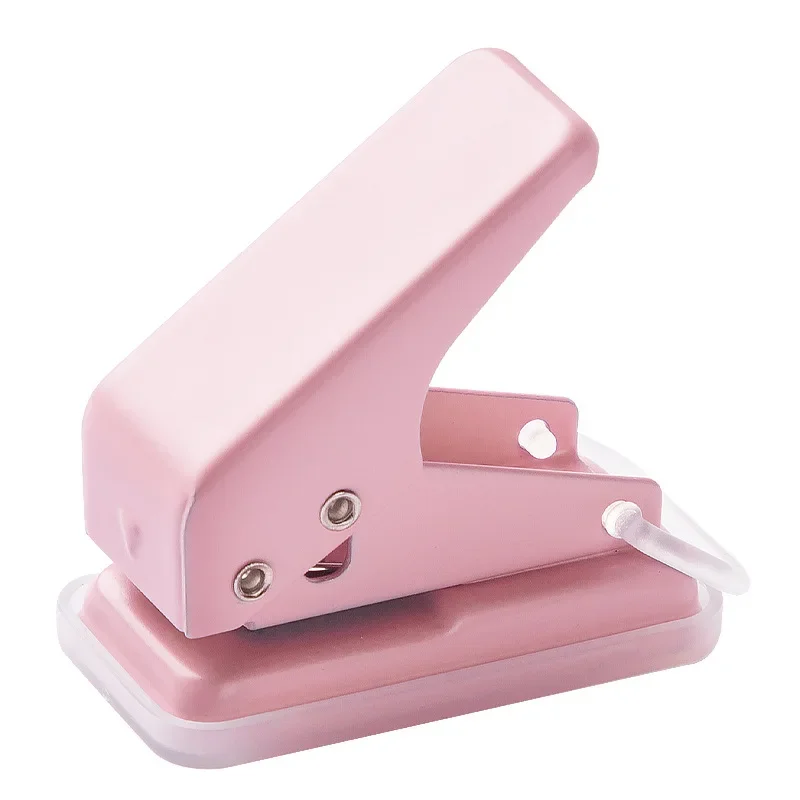 Journamm Morandi Color Hole Punch Single Hole School Office Supplies DIY Photo Album Creative Stationery Circular Cutter