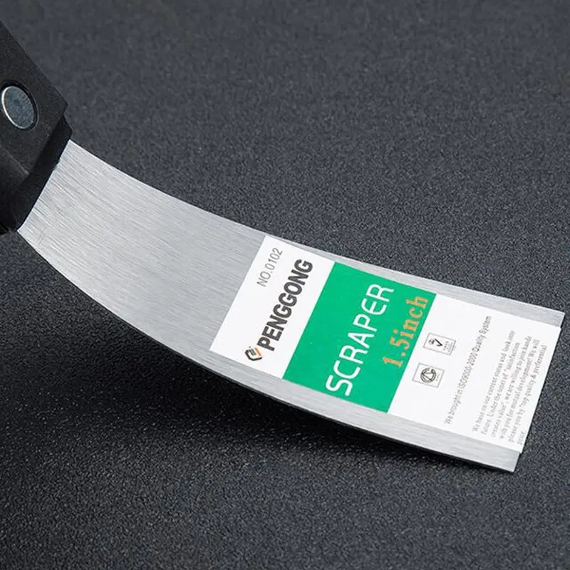 Stainless Steel Putty Knife Scraper Blade 1/1.5/2/2.5/3/4/5" Carbon Steel Plastic Handle Wall Plastering Knife