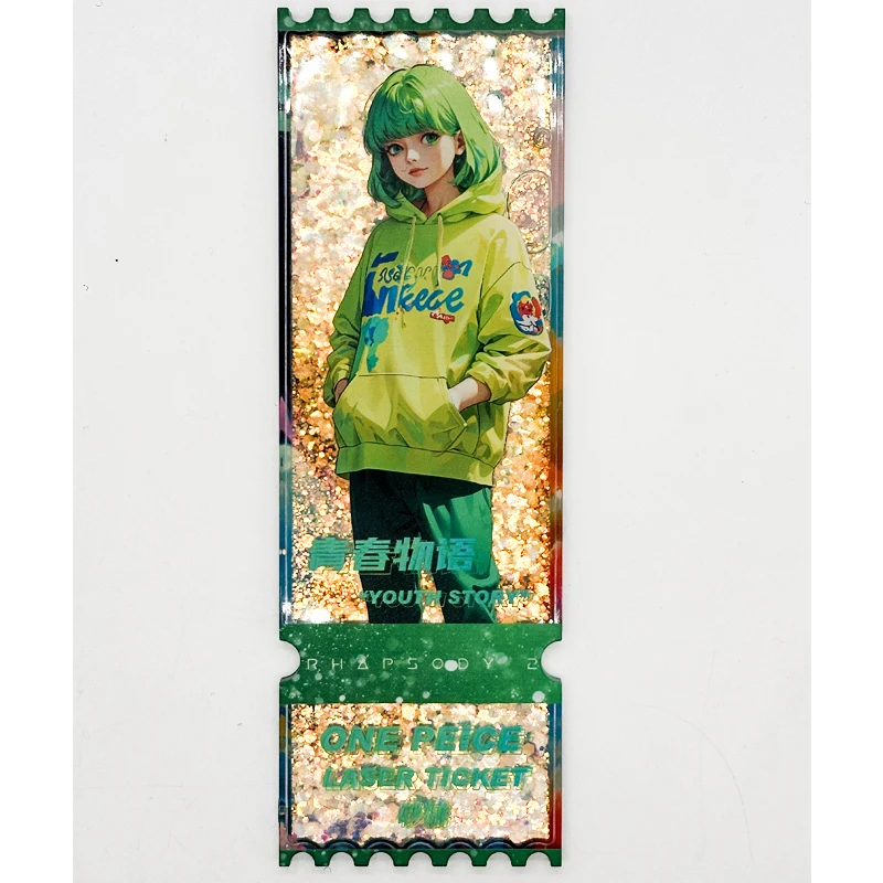Anime One Piece Nico Robin Yamato Boa Hancock Perona Quicksand Ticket Stub Collectible Cards Christmas Birthday Gifts Toys 2