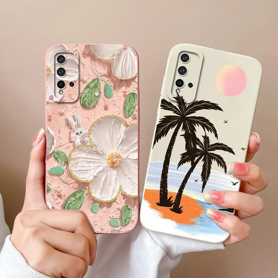 Cartoon Bumper Soft Liquid Silicone Phone Case