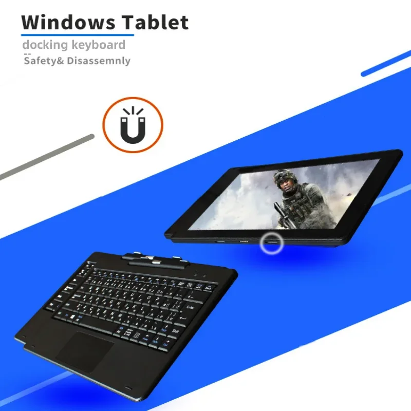 10.1-inch Windows 10 Tablet - 32 Bit, 2GB RAM, 32GB Storage, 2-in-1 Mini PC with USB 3.0, HDMI, Dual Cameras, 6000mAh Battery Description Image.This Product Can Be Found With The Tag Names Computer Office, Tablets, Windows