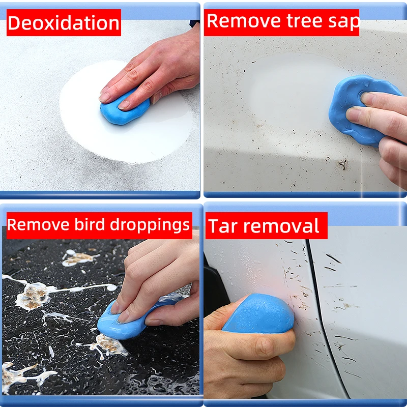 BLUE CAPTAIN car wash mud Car rubber beauty volcanic mud strong decontamination car paint fly paint special