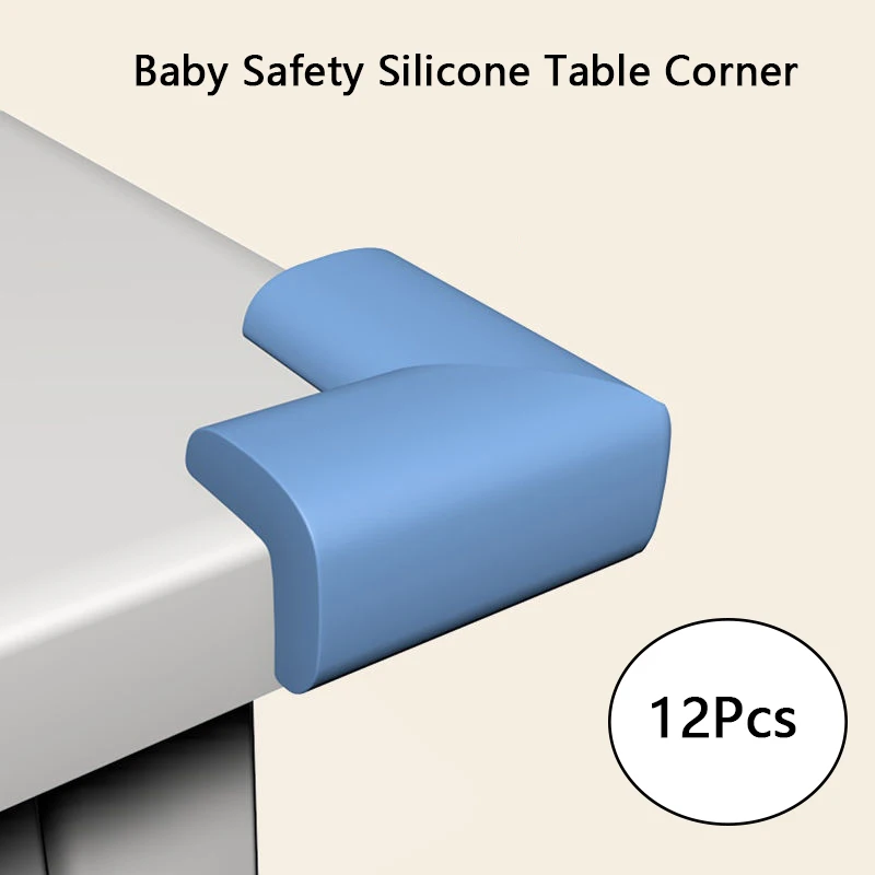 

12Pcs Baby Table Corner Safe Head Protector Anti-collision Bumpers Furniture Edge Guards Cover Children Security Protection