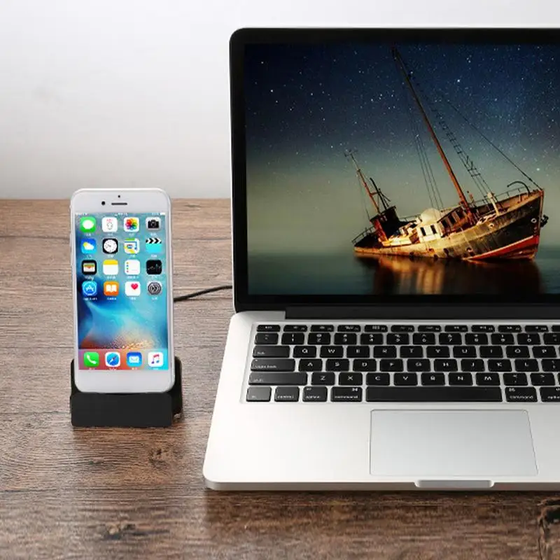 Type C Desktop Charger Desktop Standing Cell Phone Charger Station Base Mobile Phone Charging Accessories For Office Dorm wireless charger gan charger