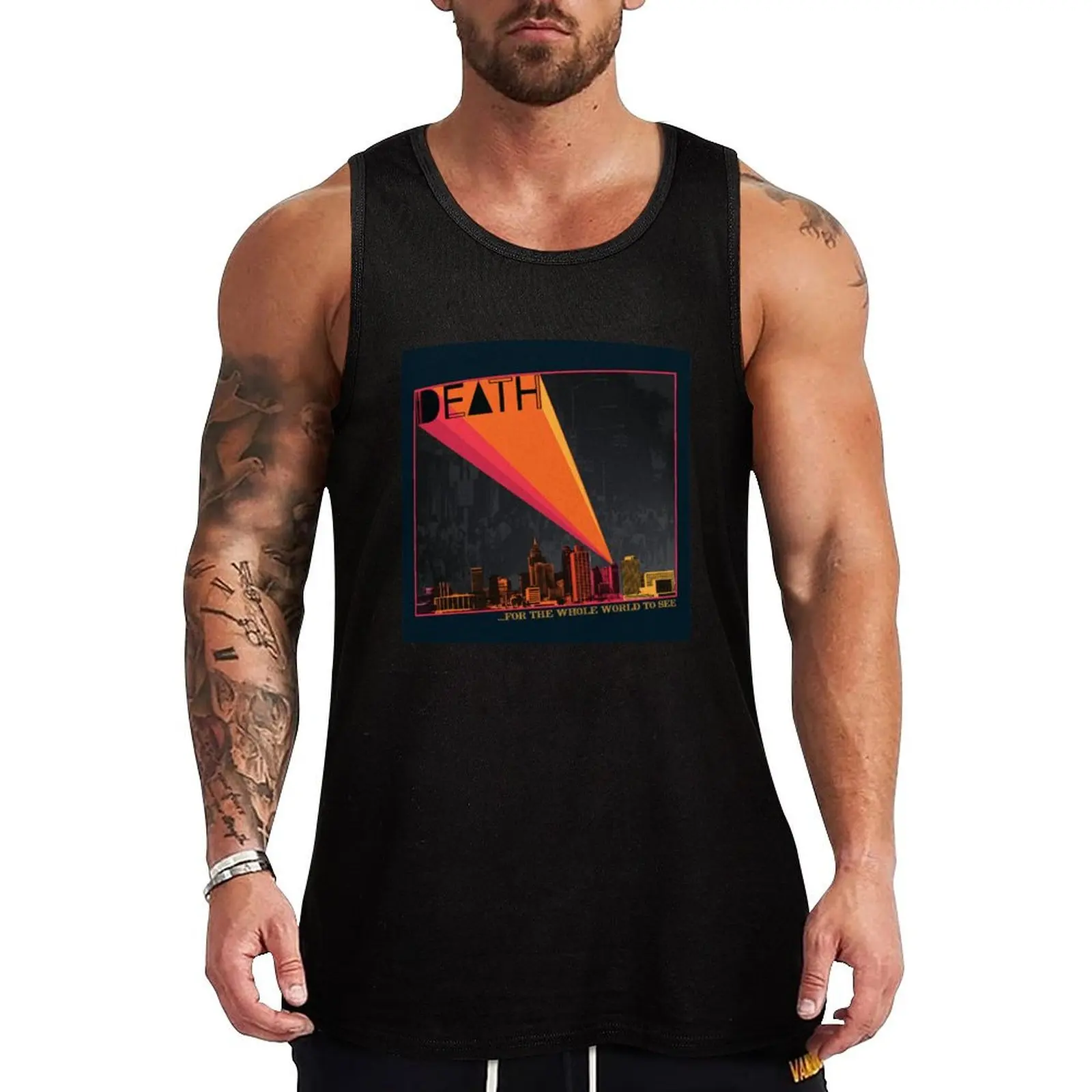 

Death - For The Whole World To See Album Cover Tank Top male top Vest