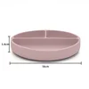 BPA-free Food Grade Anti Slip Kids Feeding Plate Baby Silicone Suction Plate 5
