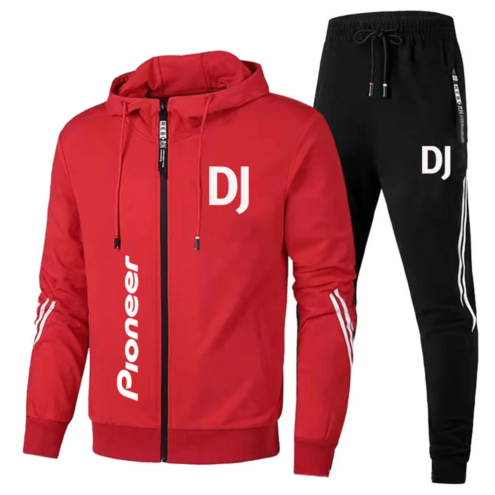 2023 Men's Pioneer Pro DJ Sportswear Set Autumn Sportswear Two Piece Men's Jacket Sportswear Men's Sportswear