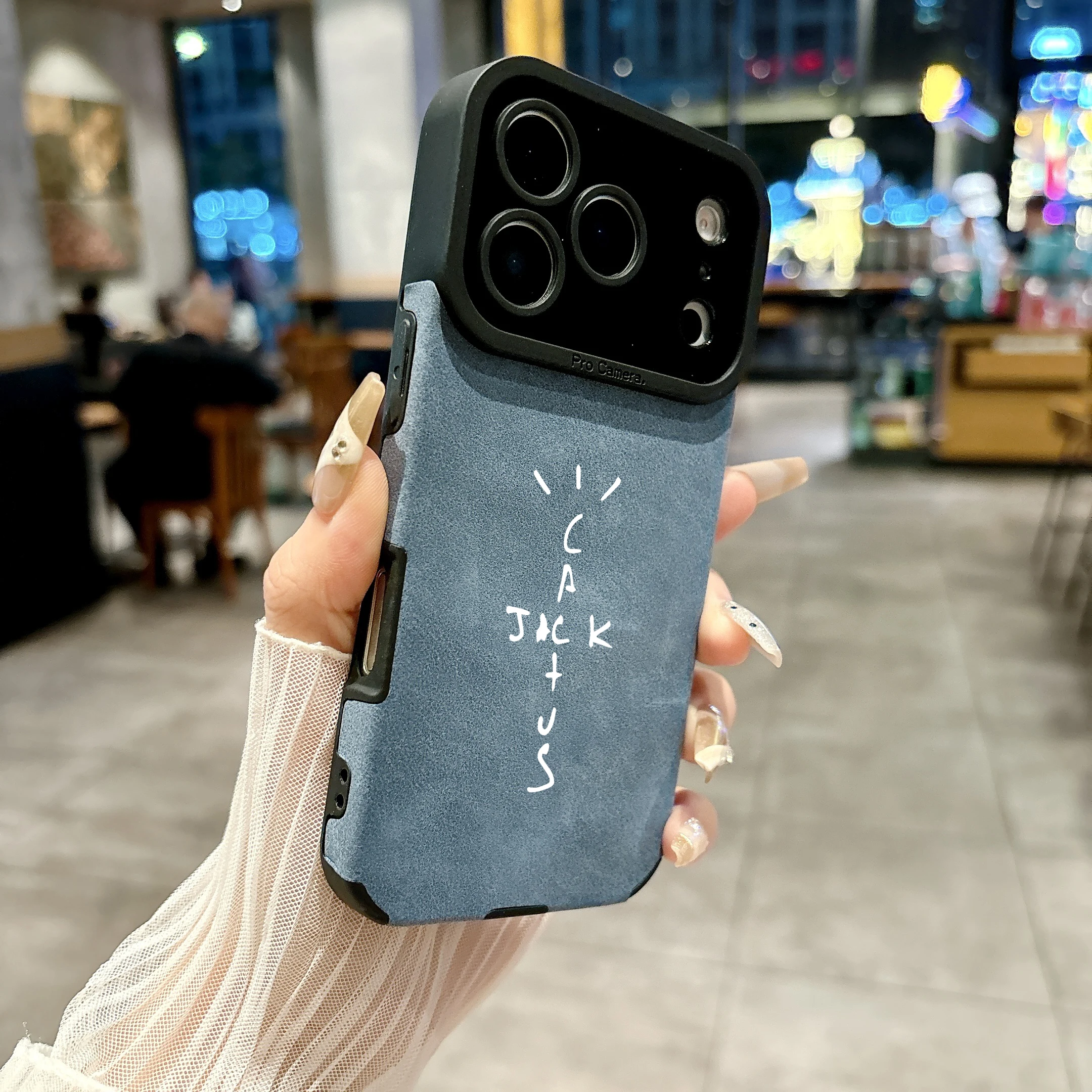 Luxury Microfiber Leather Phone Case - Hip-Hop Music Jack Design