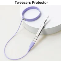 1Pc Tweezers Protector Grafting Eyelash Tweezers Bracelet Silica Gel Wrist Strap Auxiliary Lash Extension Supplies Tools 2