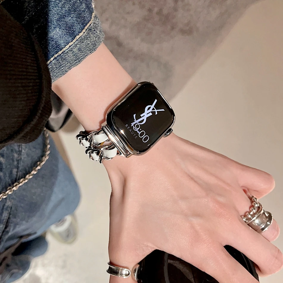 Apple Watch  ݼ Ʈ UItra 8 7 49mm 45mm 44mm iWatch ø 9 6 5 SE 42mm 40mm 38mm Correa    ü ո 