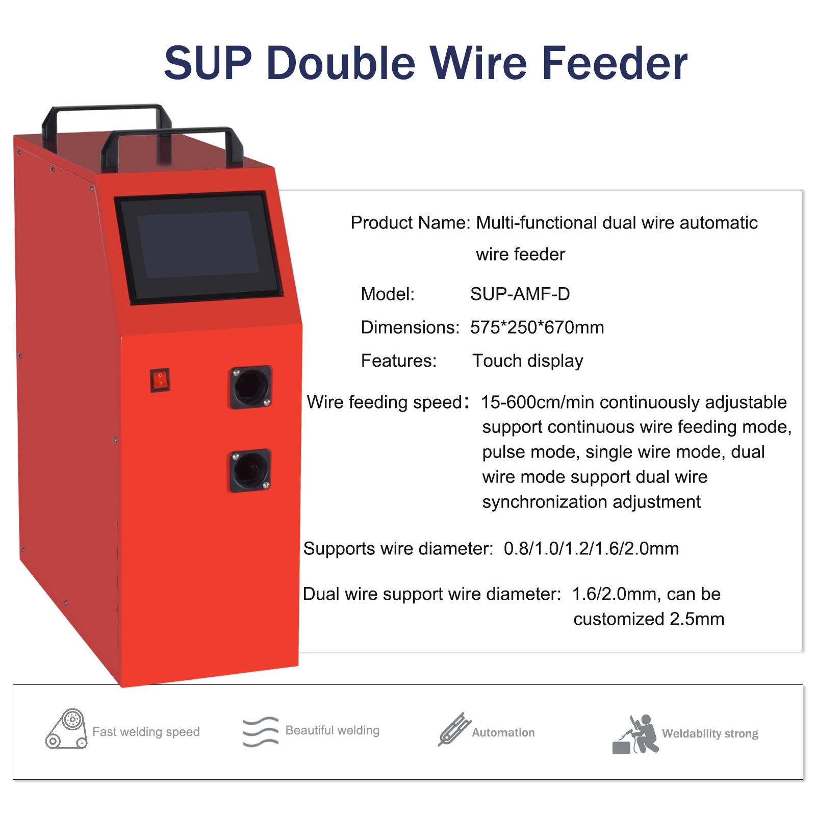 3000W Raycus 4-in-1 Faserlaser-Schweißgerät Handgeführte Laser-Schweiß-, Reinigungs-, Schneid- und Lötmaschine SUP 28T Laserpistole für Alle Metalle – Detail 10