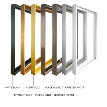 8 Colors 40x50 30x40cm Canvas Picture Metal Aluminum Outer Frames for Oil Painting Artwork Wall Art Photo Poster Home Decoration 1