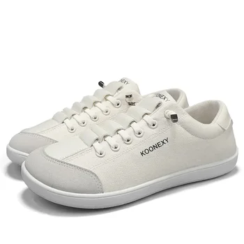 Men’s Wide Toe Barefoot Canvas Slip-On Shoes 1