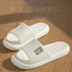 Summer Fashion Cozy Non - Slip Slides | Soft Sandals & Indoor Slippers - 38 - 39 (WHITE)
