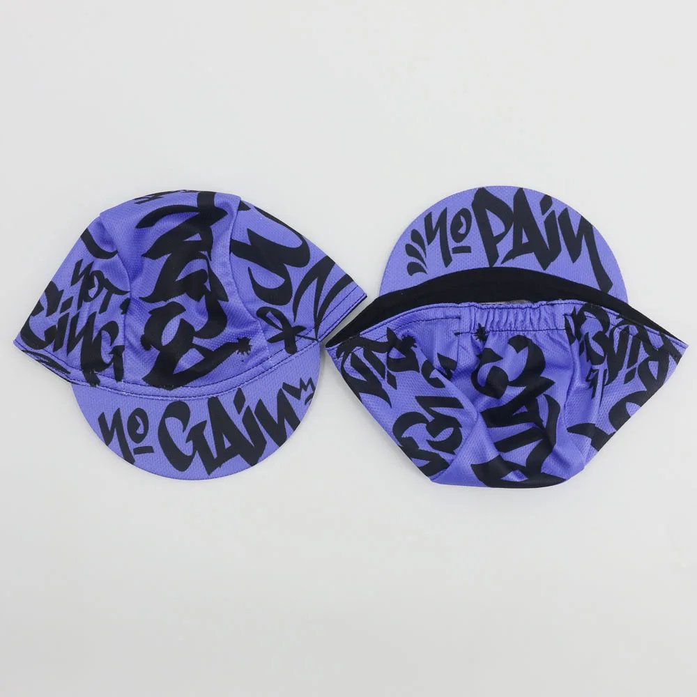 No Pain No Gain Cycling Cap Outdoor Sports Cloth Caps Breathable Quick Dry Men&Women Bike Hats Can Customized 2