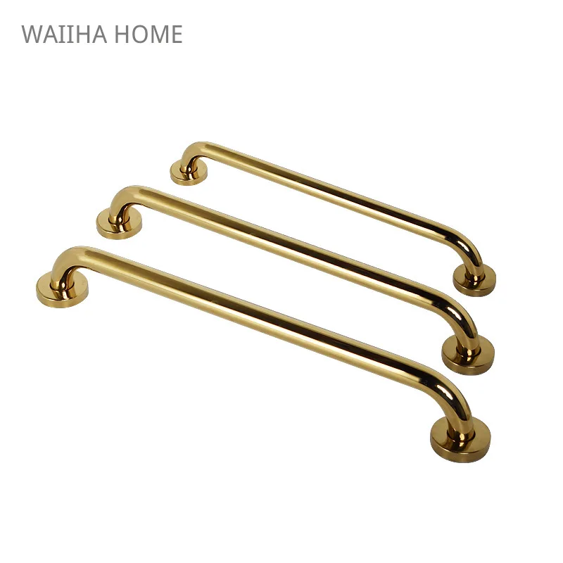 Anti-Slip Handrail Grab Bar for Bathroom Toilet Stainless Steel Bathtub Shower Safety Handle Rail Bathroom Accessories Gold