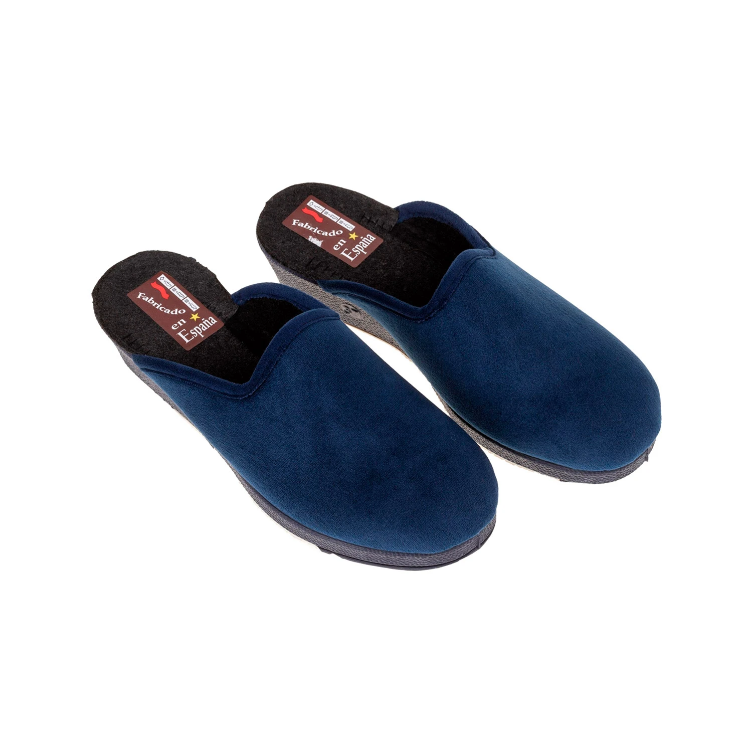 Estar por Mujer, Marca Fabricado en España 6615 Azul Marino, Zapatillas con forro cálido,