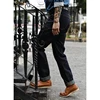 Saucezhan 311XX-Z1 Rainbow Denim Jeans for Men Selvedge Denim  Mens Jeans 21 Oz Fly High Rise Straight Legs Slightly Slim 4