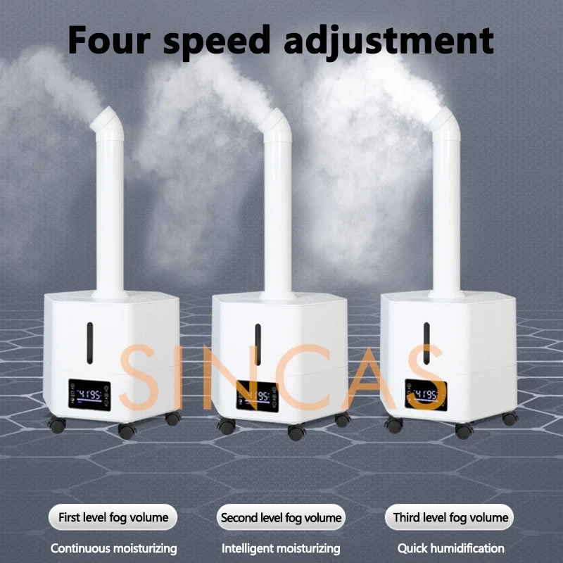 22L Large Capacity Industrial Air Mute Humidifier Diffuser Commercial Mist Maker Sprayer Fresh Keep Silent Humidifier 3500ML/H 6