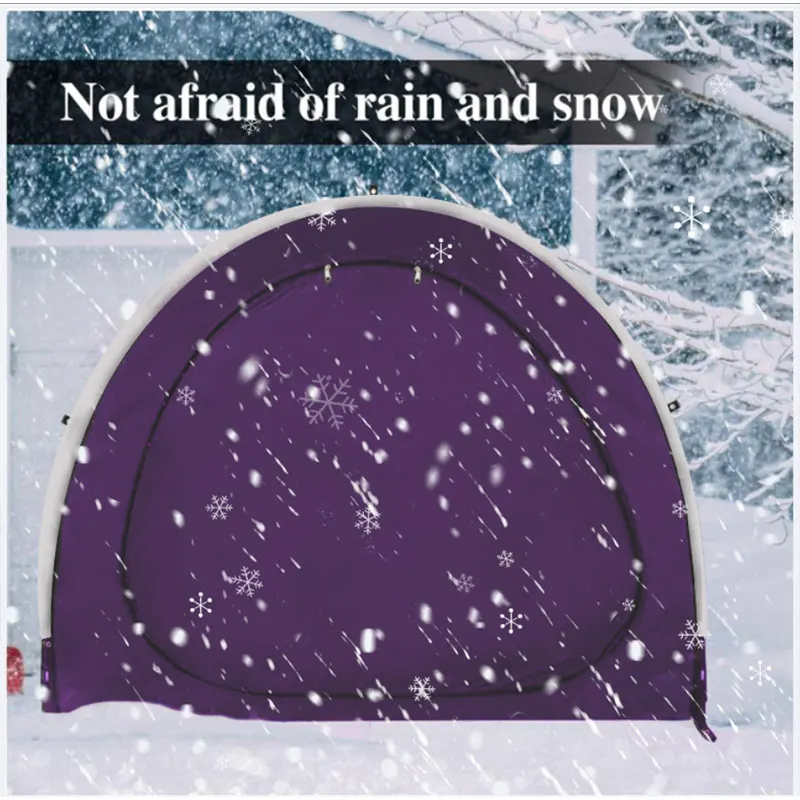 Bike Tent Bicycle Cover Shelter Outdoor Bike Storage Shed Thickened Oxford Silver Coating Waterproof Cloth Storage Shed