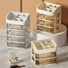 Cosmetic Storage Box Large Capacity Transparent Drawer Jewelry Makeup Storage Box Multi-layer Multi-functional Desktop Organizer 3