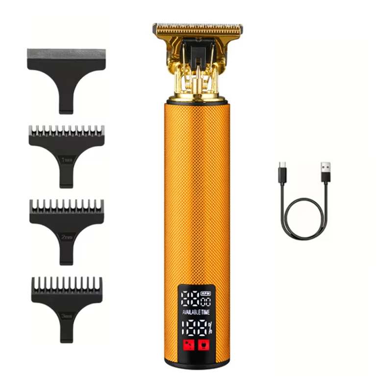 hair clipper hair trimmer Large-screen Power Display T9 Retro Original Suit Machine Large-capacity Battery Super Long Battery Life Barber Clipper Hair