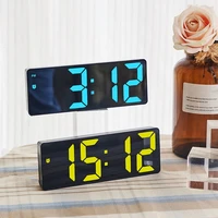 Functional Digital Alarm Clock LED Digital Alarm Clock with Alarms Date Temperature Display for Track Time 2