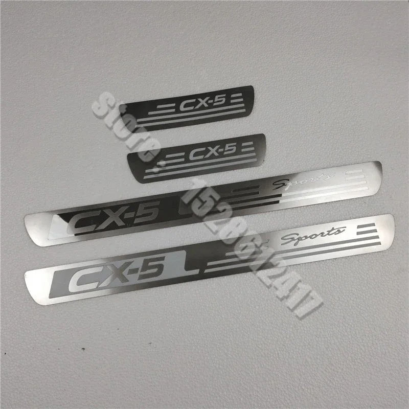 

Накладка на порог для Mazda cx5 CX-5 2012 2013 2014 -2016