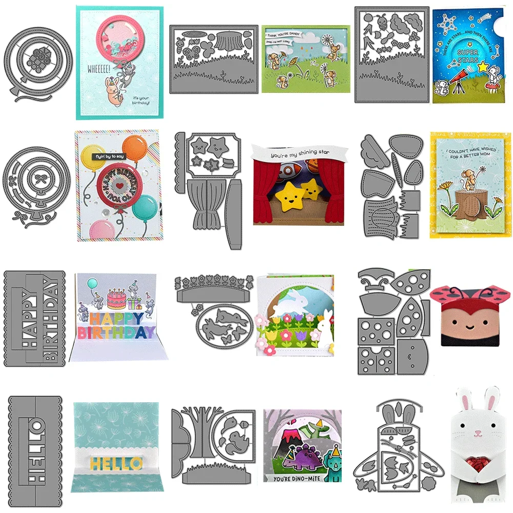 Meadow Backdrop Gift Set Metal Cutting Dies