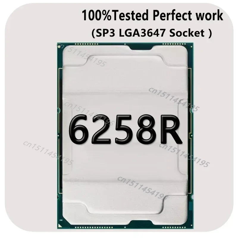 고품질 Xeon Gold 6258R 2.7GHZ 28코어 56스레드 38.5MB 스마트 캐시 205W LGA3647 서버 마더보드 X11 DAI DPL DPI-N D