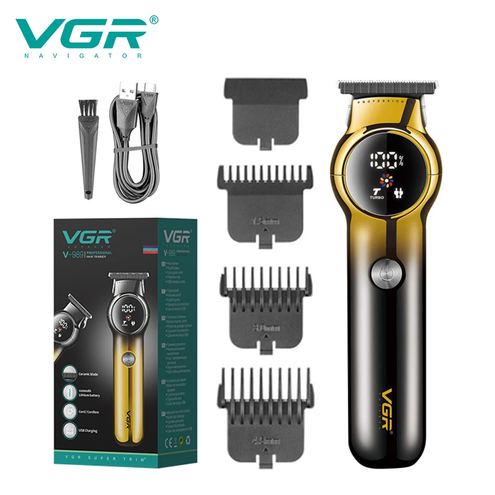 VGR 989 مقص الشعر للرجال التدرج اللون الجسم الشعر...