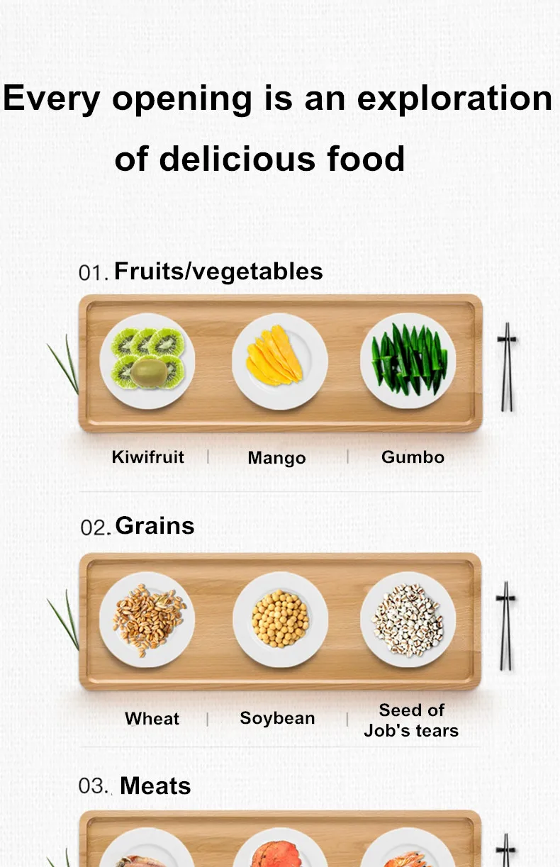 Description Picture 5 of item8L Layer Dryer Fruit Machine Touch Fruit And Vegetable Dried Fruit Machine Home Food Dehydrator Machine Food Drying Household