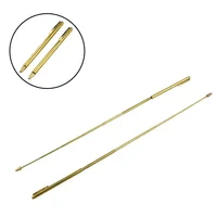 1Pair/1pc Brass Dowsing Rods Divining Detector Outdoor Energy Water Witching  Adjustable Detector Paranormal Hunting Psychic Rod 2