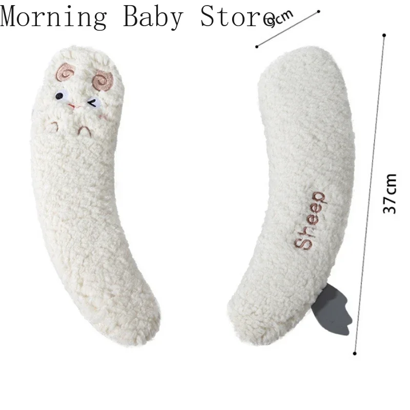Solid Color Cartoon Sheep Toilet Seat Pad with Handle Soft Toilet Mat Cushion Toilet Sticker Universal Bathroom Accessories 6
