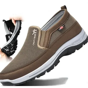 남성용 클래식 캐주얼 신발, 캔버스 로퍼 스니커즈, 부드러운 밑창, 미끄럼 방지 편안한 워킹 운전 신발, 사이즈 48, 남성용 스포츠 신발