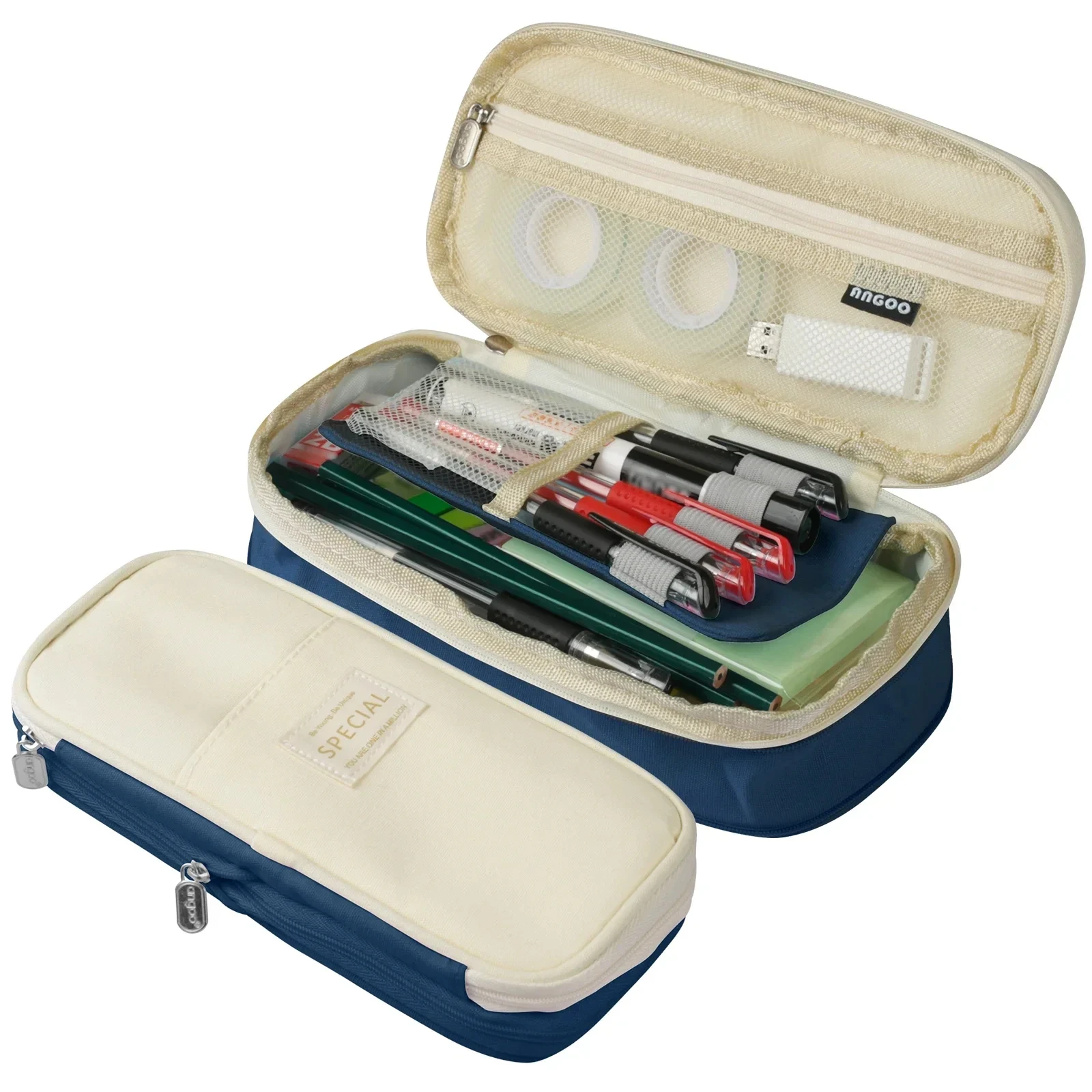 Spacious Aesthetic Pencil & Stationery Organizer Bag