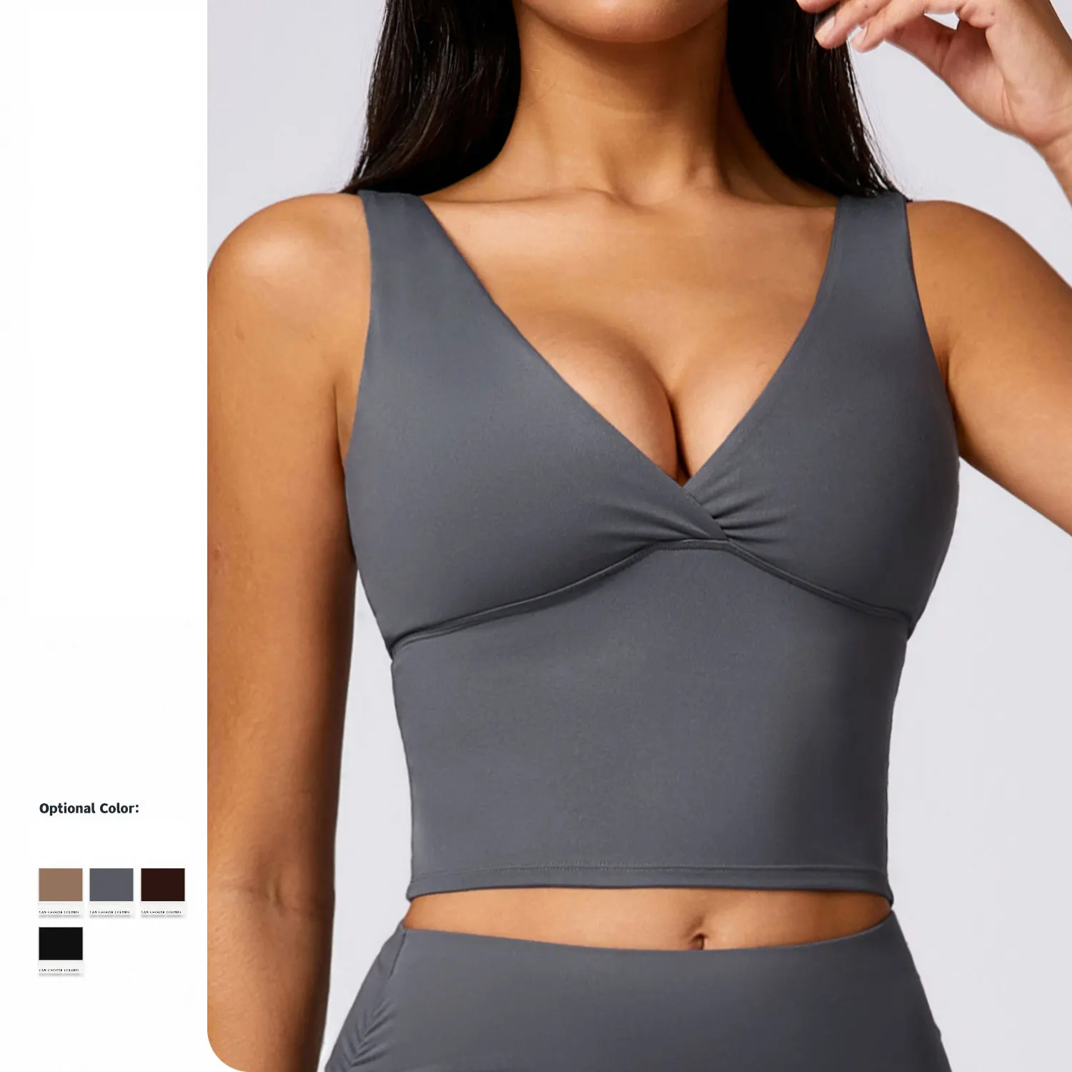 

Yoga Vest Women Sports Bra Sexy Yoga Bra High Support Impact Sports Underwear Running Quick Top Gym Padded Bralette Sports Vest