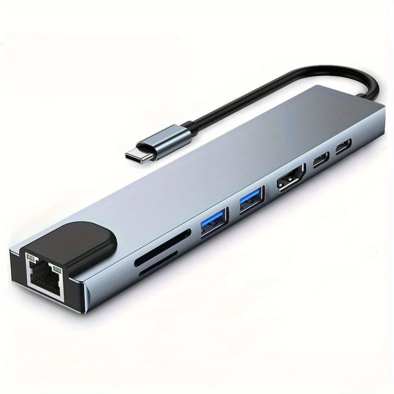 7-in-1 Usb-c Hub With Hdmi 4k And Sd Tf Card Reader Adapter_voghion.com