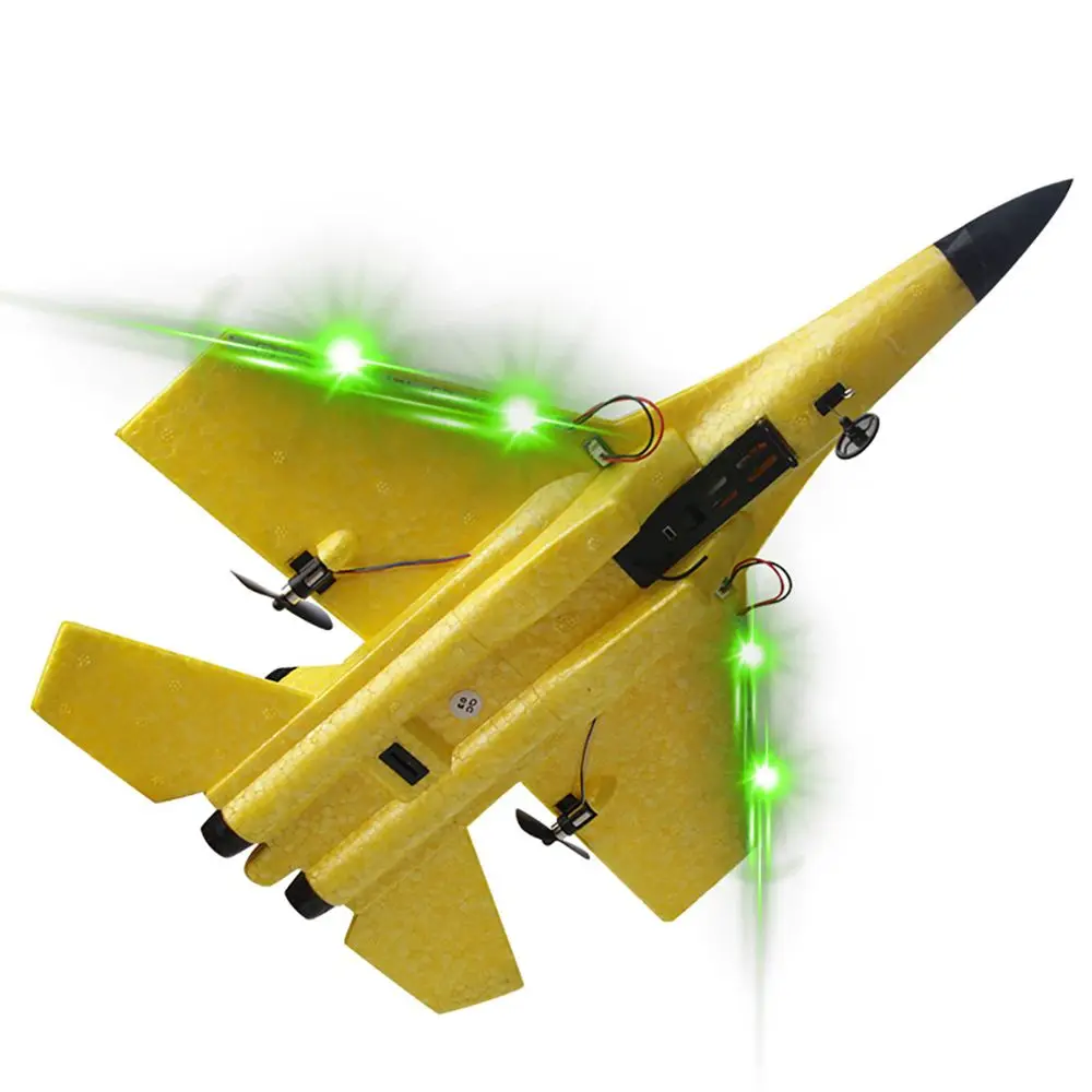 FX620 RC 비행기, SU35 2.4G, LED 조명 포함, 항공기 리모컨 비행 모델 글라이더 RTF